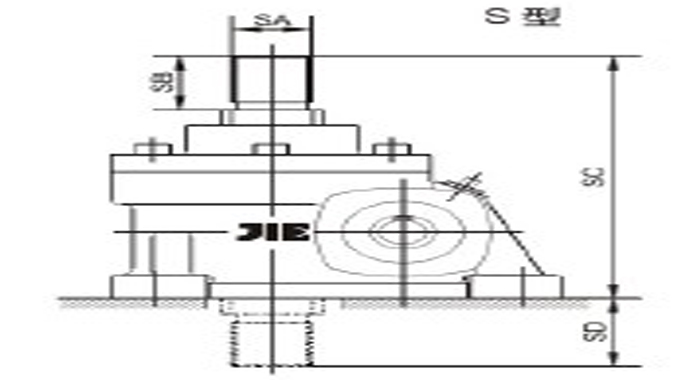 蝸輪絲桿減速機(jī)JRSS-S系列詳細(xì)圖紙 蝸輪絲桿減速機(jī)JRSS-S系列詳細(xì)圖紙